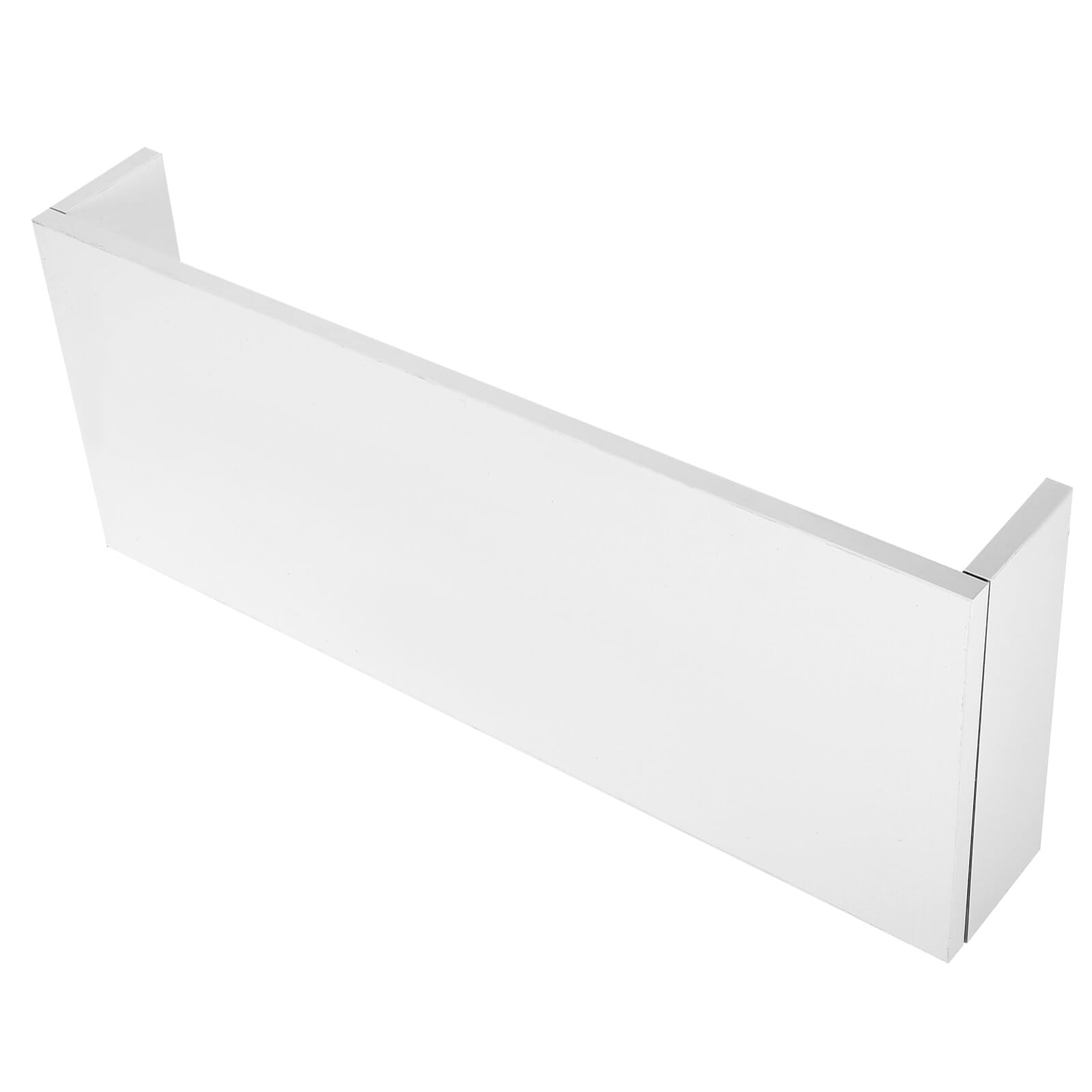 OUNONA Supporto per Monitor da Scrivania Bianco Multiuso Rialzo Schermo in Pannello Spesso Stand per Notebook e TV Design Elegante e Salvaspazio