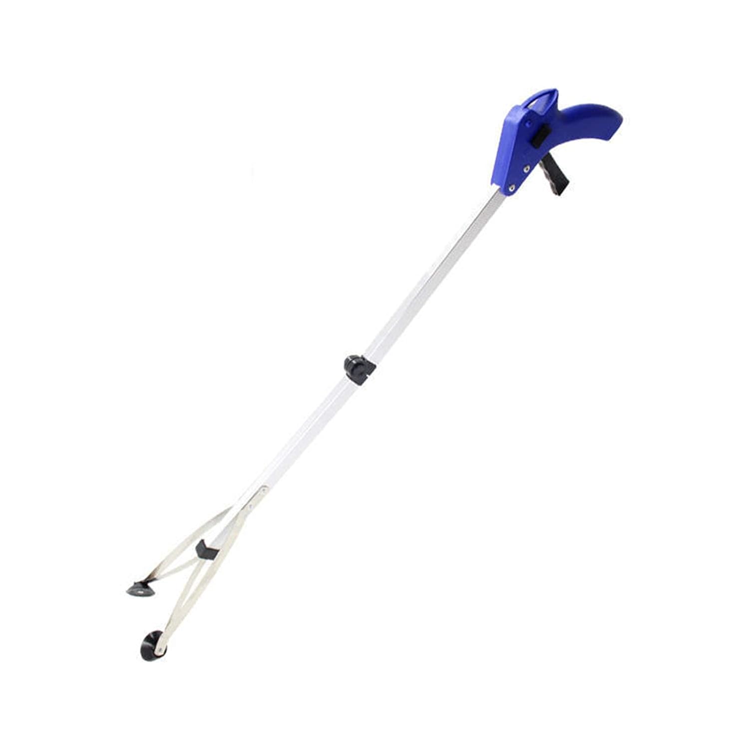 32" Foldable Pick Up Reaching Claw Reacher, Long Arm Gripper Grabber Suction Cup Grip Heavy Duty Mobility Aid Pick Up Tool