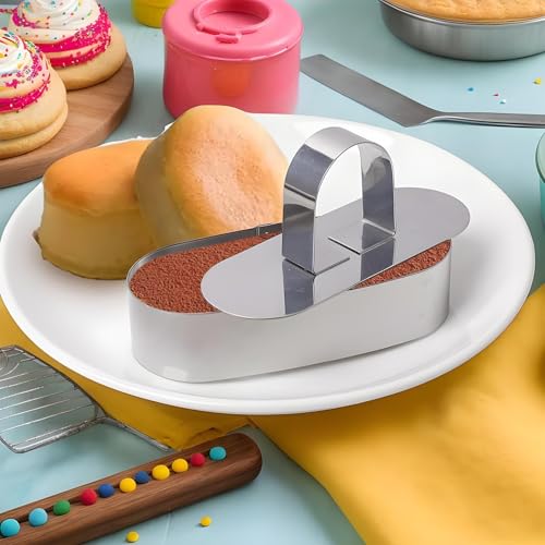 Aros de emplatar de acero inoxidable para postres y repostería creativa 7