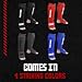 Combat Sports Shin & Instep Padded Guards, Elastic, Impact-Absorbing Shin Guards with Snug Support, Ideal for MMA, Muay Thai, and Martial Arts, Washable MMA Gear for Men and Women, Black, Large