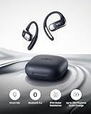 SHOKZ OpenFit Air Open-Ear Headphones, True Wireless Bluetooth Earphones with Mic, Fast Charging, 28h Playtime, IP54 Waterproof for Workout - Black - Image 7