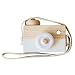 Wooden Mini Camera Toy Pillow Kids' Room Hanging Decor Portable Toy Gift White Color