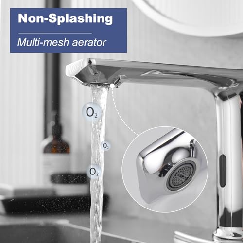 Touchless-Bathroom-Sink-Faucet-Single-Handle-Temperature-Adjustment-Hands-Free-Commercial-Motion-Sensor-Faucet-Electronic-Infrared-Smart-Solid-Brass-Polishe-Chrome