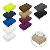 EXKLUSIV HEIMTEXTIL Frottee Spannbettlaken 180-200 x 200 cm 80% Baumwolle, 20% Polyester Öko - Tex Zertifiziert, Markenqualität, Matratzenhöhe bis 25 cm, Anthrazit