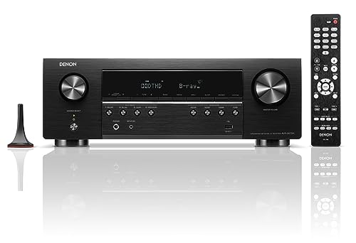 Denon AVR-S670H 5.2 Ch Home Theater Receiver, 8K UHD HDMI Receiver (75W x 5), Streaming via Built-in HEOS Bluetooth & Wi-Fi, Dolby TrueHD, Dolby Pro Logic II DTS HD Surround Sound System for TV by Denon - Used condition - US$549.97