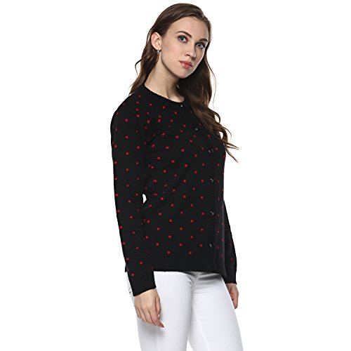 Image of Modeve Women's Acrylic Blend Cardigan /Round Neck Sweater For Winter