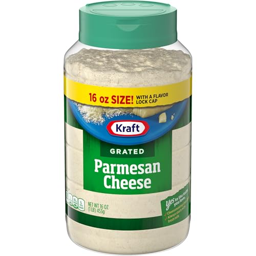 Grated Parmesan Cheese, 16 oz jar (Pack of 2)