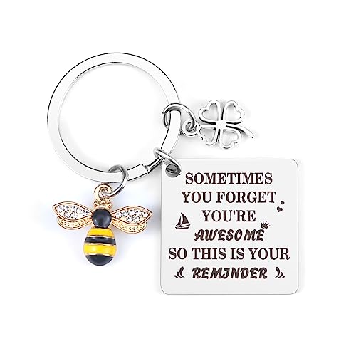 Best Teacher Christmas Appreciation Valentines Day End of Year Retirement Gifts Stocking Stuffers Keychain for Women Teachers Thank You Teachers'Day Birthday Thanksgiving Anniversary Keyring Presents