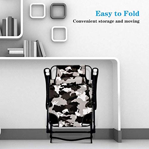 Chaise Longue Extérieure Imperméable Métal et Fauteuil Jardin Pliable
