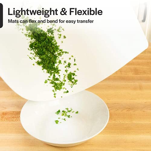 Professional White Cutting Board Mat 4 Pack Set, Nsf Certified, 24 X 18 Inch Extra Large #TOP3