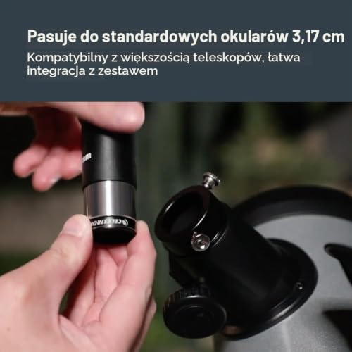 Celestron 94315 Moon Filter Kit – Compatible with 1.25" Telescope Eyepieces, Includes Moon & Sky Glow Filter, 3 x Neutral Density Filters, Carry Case and Moon Map, Black