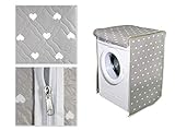 Vetrineinrete Coprilavatrice con Chiusura a Zip per lavatrici con carico Frontale Telo Protettivo...