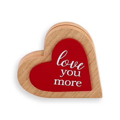 Supporto in legno per migliore amico, regalo di Natale per fidanzata, fidanzato, ti amo di più, porta cartoline per moglie, marito, anniversario, regalo di matrimonio per mamma, papà, regalo di