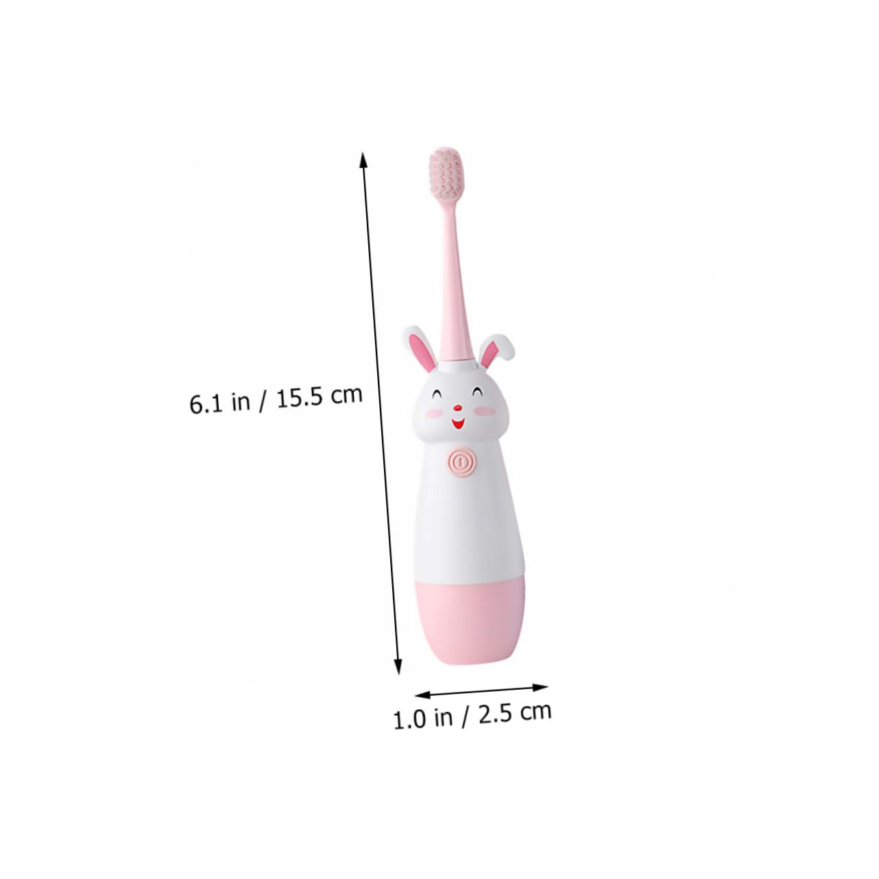 FRCOLOR 2 Set Spazzolino Elettrico Pulisci Denti Elettronico Sonic Vibra Spazzolini Da Denti Per Bambini Spazzolino Elettronico Ricaricabile Spazzolino Da Denti Per Bambini Addominali Rosa