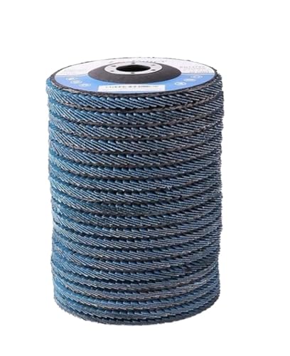 Disques abrasifs 115mm grain 80 pour meuleuse d'angle lot de meules de polissage des métaux