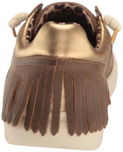 ARIAT Women's Hilo Fringe Leopard Casual3