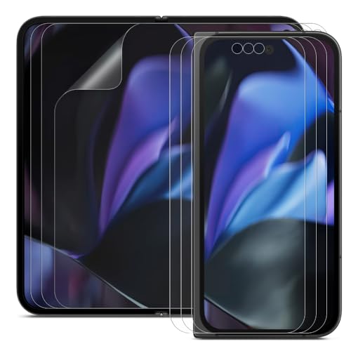 Diacube for Google Pixel 9 Pro Fold [3+3 Pack] EPU+TPU Anti-Glare Matte Screen Protector 3 Inside + 3 Front Anti-Fingerprint Self-Healing Bubble Free Easy Installation with Alignment Jig