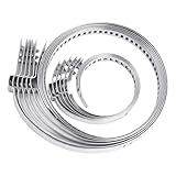 20 Pièces Collier de Serrage CV pour Voitures,Pince De Joint HomocinéTique D'Arbre à Cardan,Collier Soufflet Cardan En Acier Inoxydable,10 grands, 10 petits, adaptés à la plupart des voitures, etc.