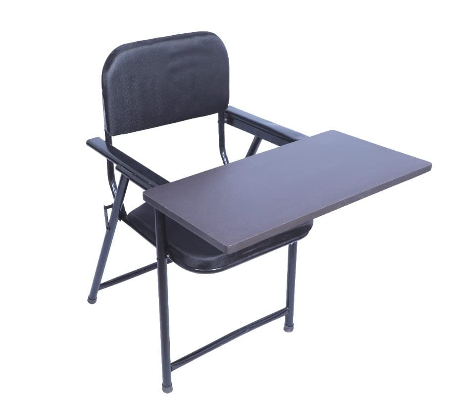 Buy CROWNSMILL Folding Study Chair with Cushion and Adjustable Writing