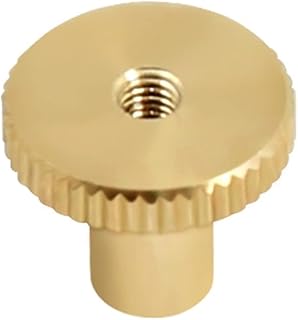 APAAZO 4PCS Base Plate M3 Nut Diameter 15mm Heat Bed Leveling Knob 3D Printer Parts Platform Compatible With 3D Printer UM2 Ultimaker 2 (Color : Gold Metal)