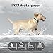 AI Dog Shock Collar 2 Dogs (10-120Lbs) - 3300FT Dog Training Collar with Remote, IPX7 Waterproof Collar with Beep, Vibration, Safe Shock for Large Medium Small Dogs, Keypad Lock and Flashing Light