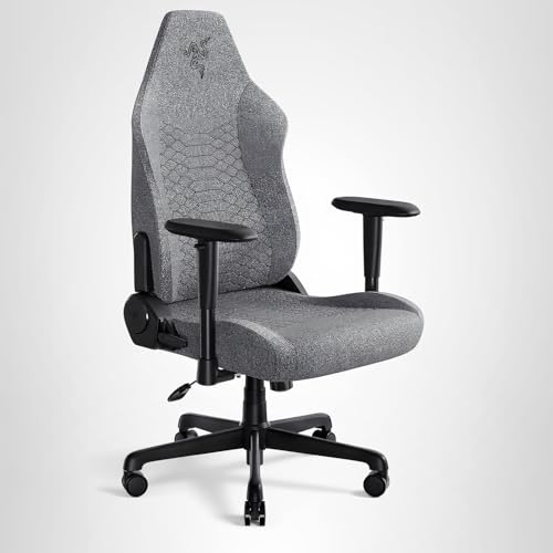 Razer Iskur V2 X Ergonomic Gaming Chair: Built-in Lumbar Support - Widened Seat - High Density Foam Cushions - Adjustable 152 Degree Recline - 2D Armrests - Plush Fabric Finish - Light Gray Edition - Image 11