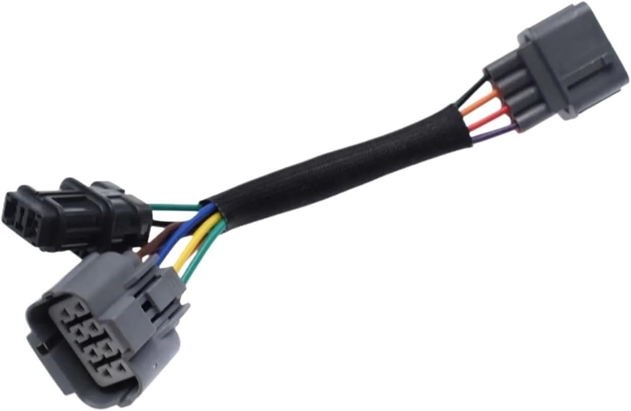 8 pin Obd1 to Obd2 Distributor Adapter Jumper Harness C154-A002-Black,C154-A002 Compatible with Acura 1999-2000