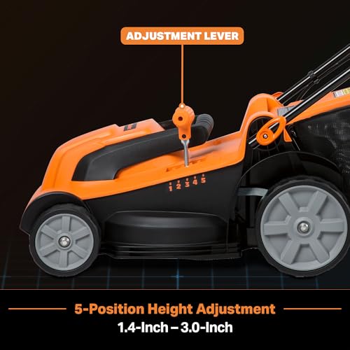 Image of LawnMaster MEB1114K Electric Corded Lawn Mower 15-Inch 11AMP