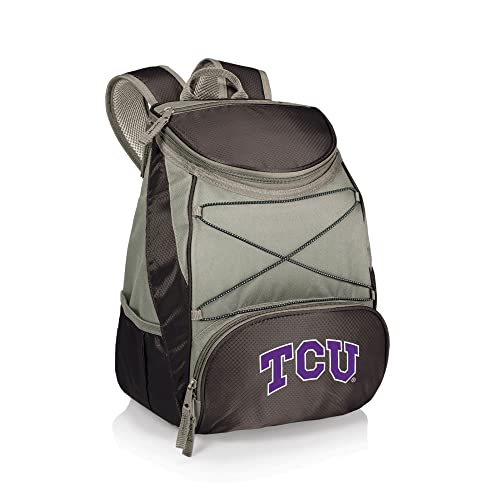 PICNIC TIME NCAA TCU Horned Frogs PTX Backpack Cooler - Soft Cooler Backpack - Insulated Lunch Bag