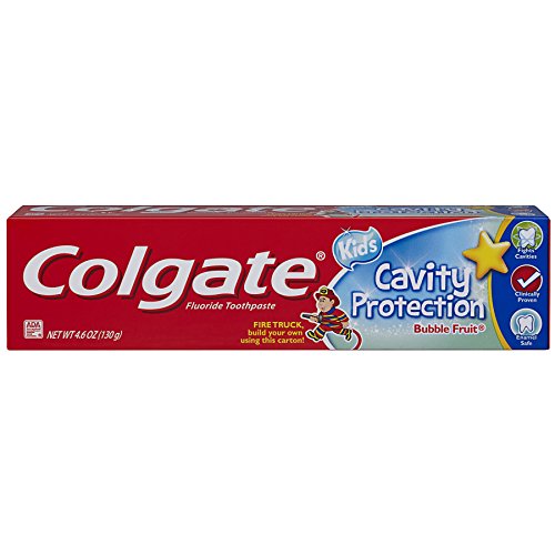 Colgate Kids Toothpaste Cavity Protection, Bubble Fruit, 4.6 ounces
