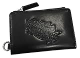 Harley-Davidson Women's Rockin' Roses Bar & Shield Small Zip Wallet - Black