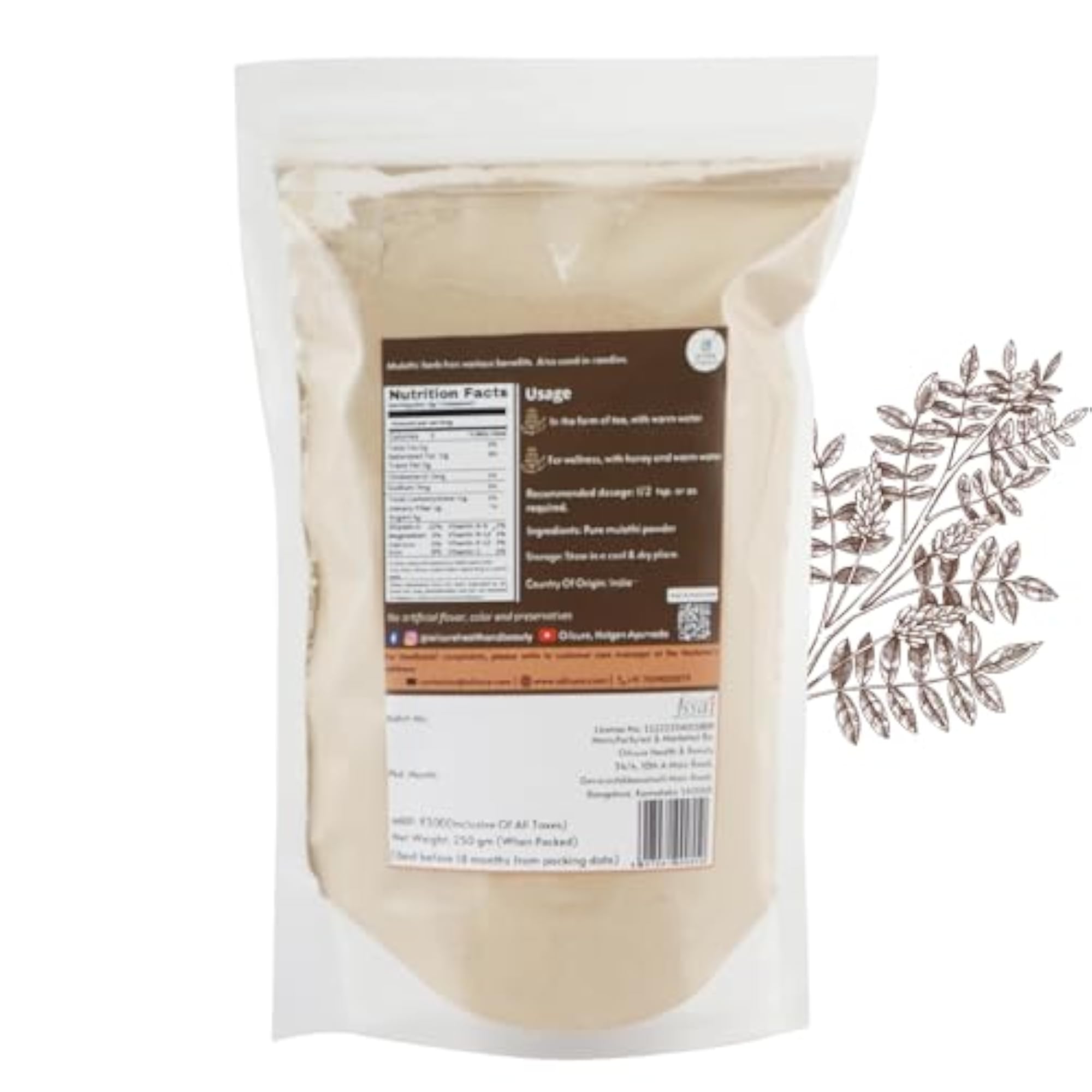 Nxtgen Ayurveda Mulethi Powder, 250g