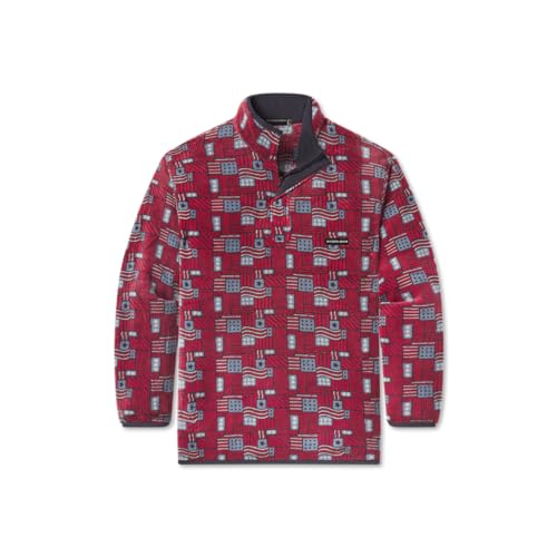Image of Southern Marsh Star-Spangled Fleece Pullover