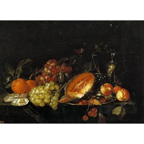 Impression giclée roulée d'art grand format Nature morte du Prado Madrid pour galerie privée