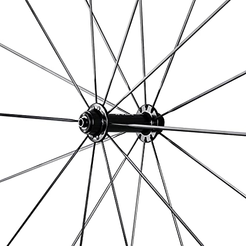 Ican 700C Light Weight Road Bike Carbon Wheelset 38Mm 25Mmwidth Basalt Brake Surface Rim Brake Clincher Tubeless Ready Only 1495G (Classic Wheels) #TOP6