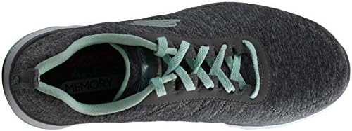 Skechers Women's Flex Appeal 3.0-Insiders Grey/Mint Sneaker 9 M US | Image 4