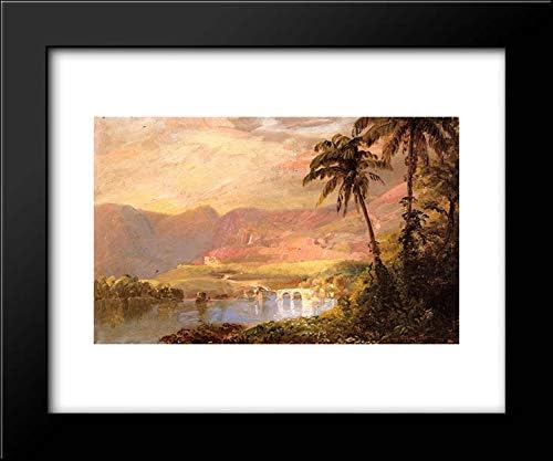 Tropical Landscape 24x20 Framed Art Print by Frederic Edwin Church