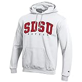 Champion San Diego State Aztecs S.D.S.U. Hoodie Sweatshirt-White