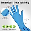 TREEGO 6 Mil Blue Nitrile Gloves XLarge – Heavy Duty Disposable Latex & Powder Free, Chemical Resistant, Textured Grip for Automotive, Industrial, and Cleaning – 100 Count #5