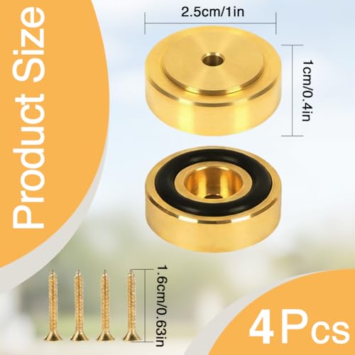 Patas de latón decorativas de 30x10mm para renovar muebles, sillas y tablas de cocina 3