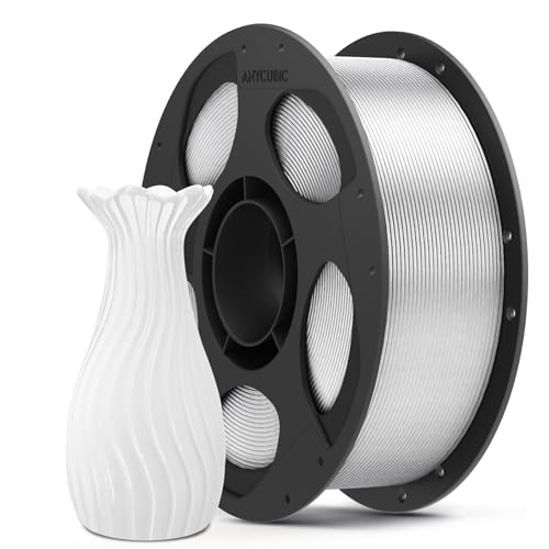 ANYCUBIC Refill PLA und Spool Kit 1KG Transparente, 1,75mm Filament 3D-Druckmaterialien mit Hoher Fließfähigkeit, Neatly Wound, Intelligente Identif