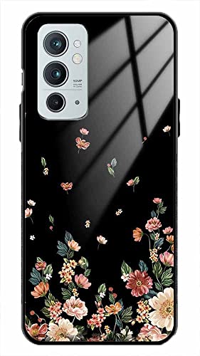 Image of NDCOM for OnePlus 9RT 5G Back Cover Flowers Girly Printed Metal Case