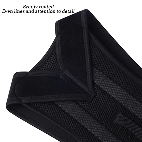 Corrector de postura ajustable y soporte lumbar doble de acero flexible 3