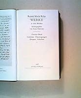 Rainer Maria Rilke B0038YFNXY Book Cover