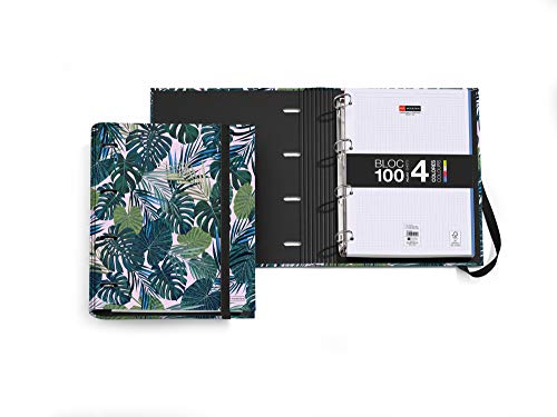 Miquel Rius 14878 map met blok met 4 ringen, 35 mm Tropical