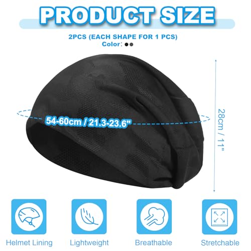 Bonnet rafraîchissant sous-casque anti-transpiration extensible