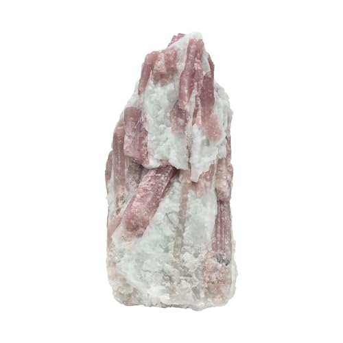 Starborn Pink Tourmaline in White Quartz Matrix XL