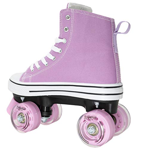 Lenexa Mvp 2.0 Roller Skates For Kids And Adults, Outdoor High-Top Sneaker Style Roller Skates For Girls, Boys, Women And Men (Lilac, Ladies 7 / Mens 6) #TOP2