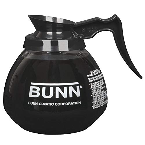BUNN 64 Oz Black 12-Cup Coffee Decanter / Case of 3