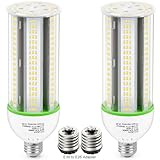 GTAREN 60W LED Corn Cob Bulb, 600W Equivalent, 5000K Daylight, E26/E39 Base, 8400 Lumens - Replace CFL/Metal Halide/HPS, for Warehouse, Workshop, Gym, Yard, Basement Lighting